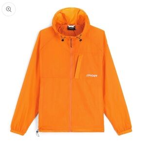 Unisex Spyder Boulder Lite Windbreaker Jacket in Tangerine Size XL BNWT